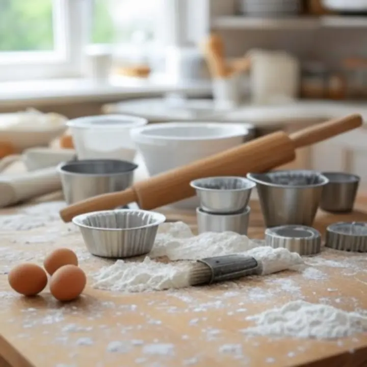 Akcesoria do pieczenia: wałki, pędzelki i formy
