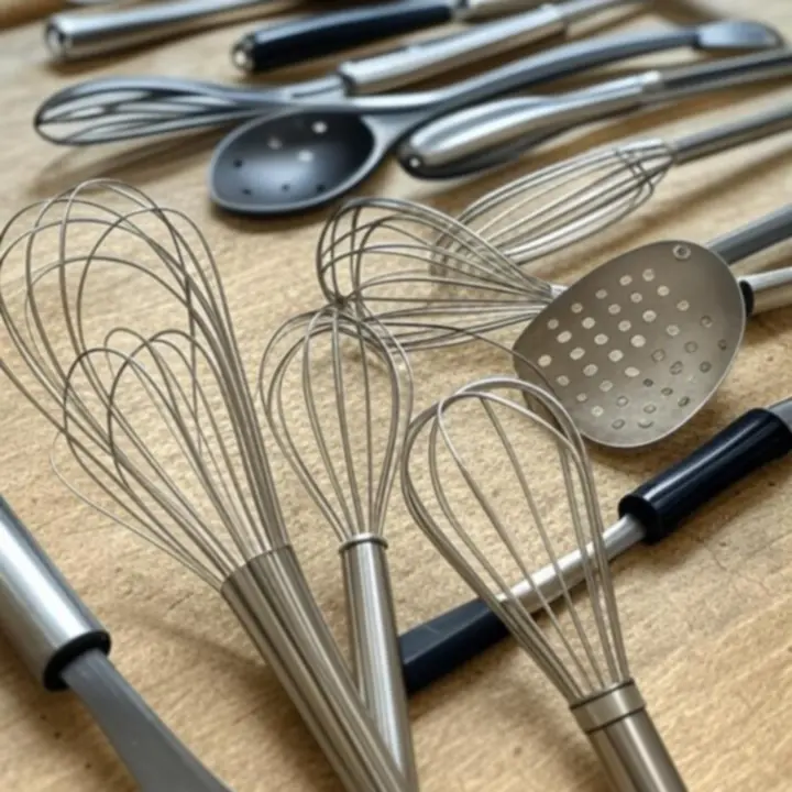 Zbliżenie na ergonomiczny uchwyt przyboru kuchennego Home Kitchen Line